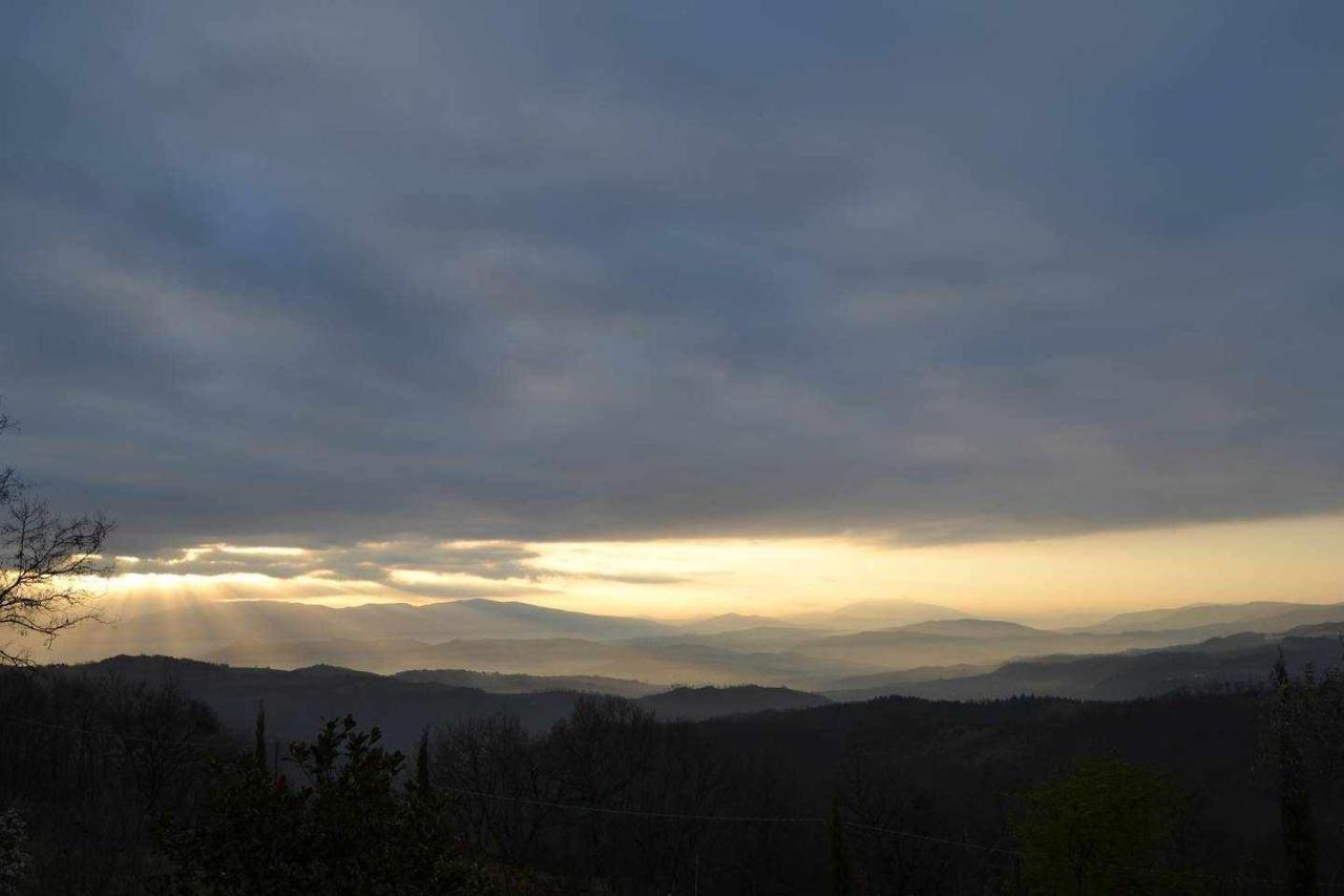 Vila Agriturismo Montesalce Gubbio Exteriér fotografie